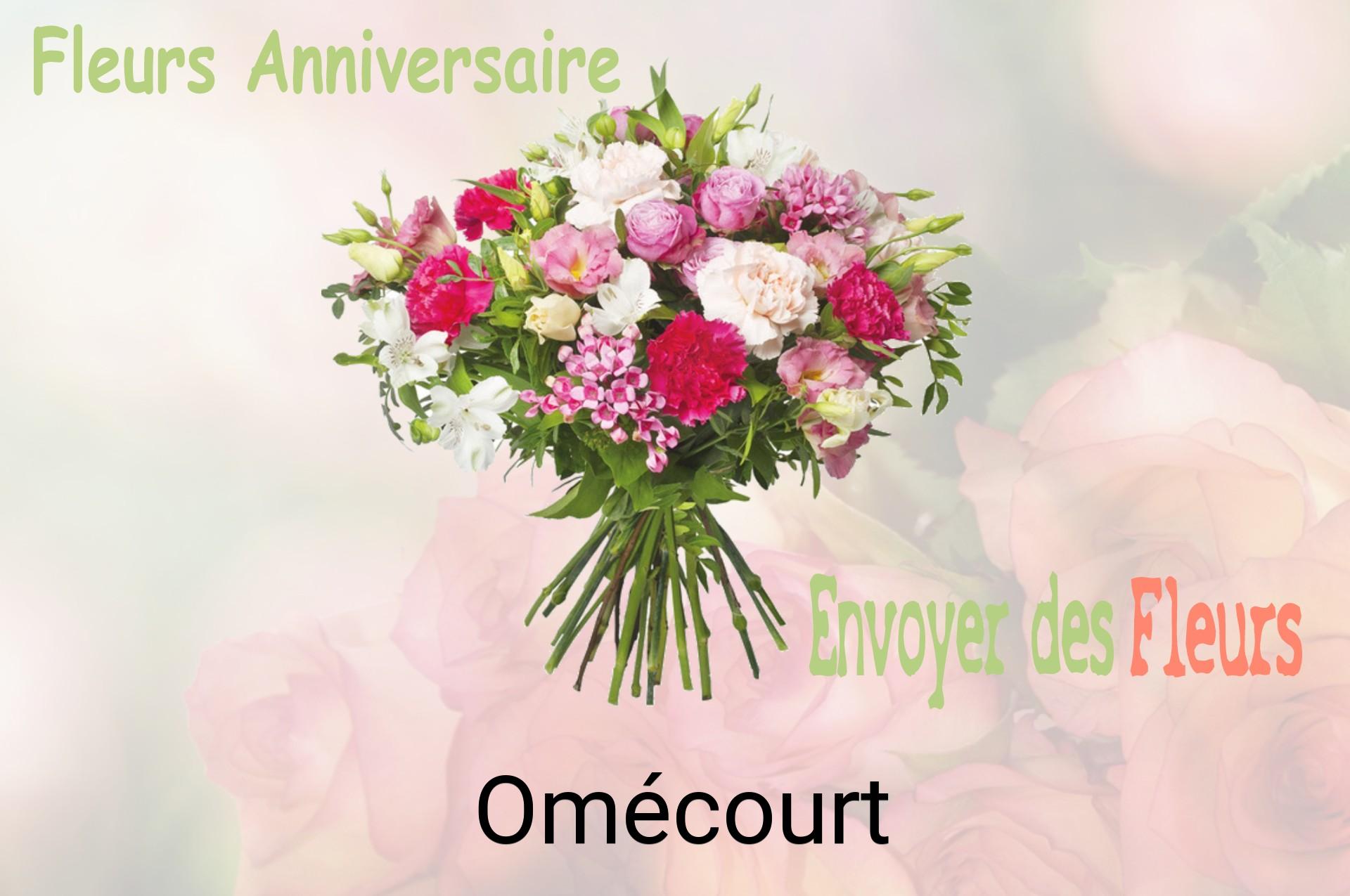 Bouquet de fleurs d’anniversaire livré à Omécourt