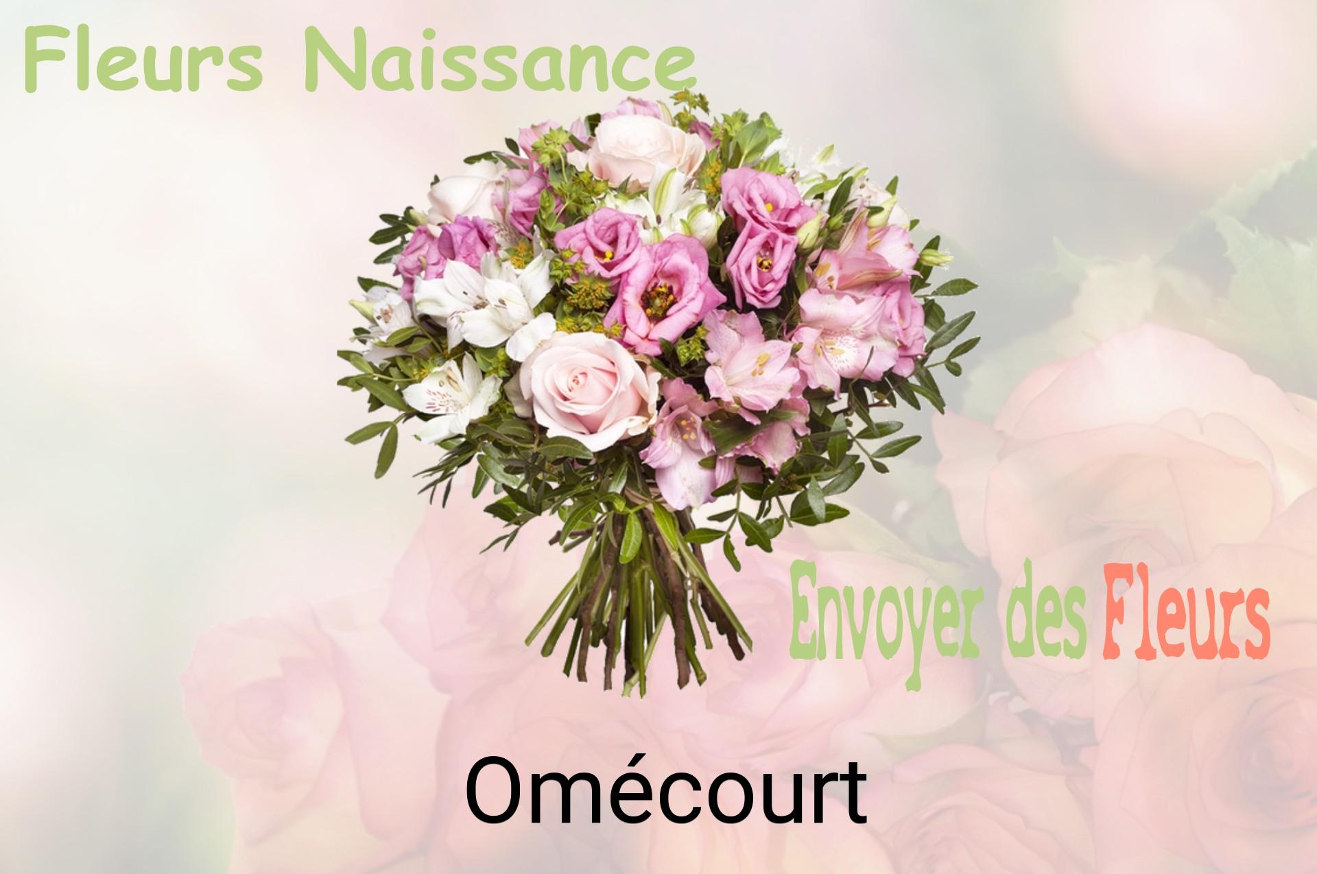 Bouquet de fleurs de naissance livré à Omécourt